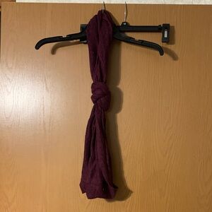 Plum Knit Scarf